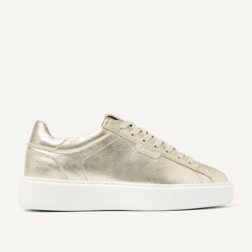 nubikk vince tora gold metallic sneaker