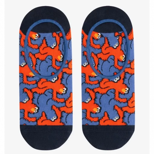 A-dam Sneaker Socken Hidden Street Elmo Cookie Sesamstrasse