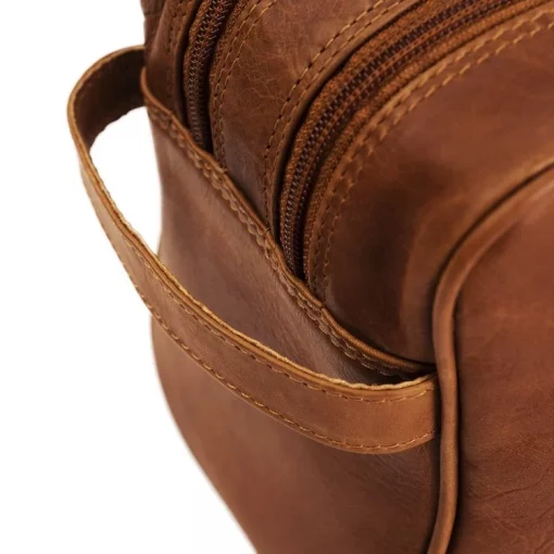 The Chesterfield Brand Kulturbeutel leder cognac stefan