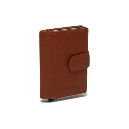 Leder Portemonnaie Leipzig Cognac – Bild 3