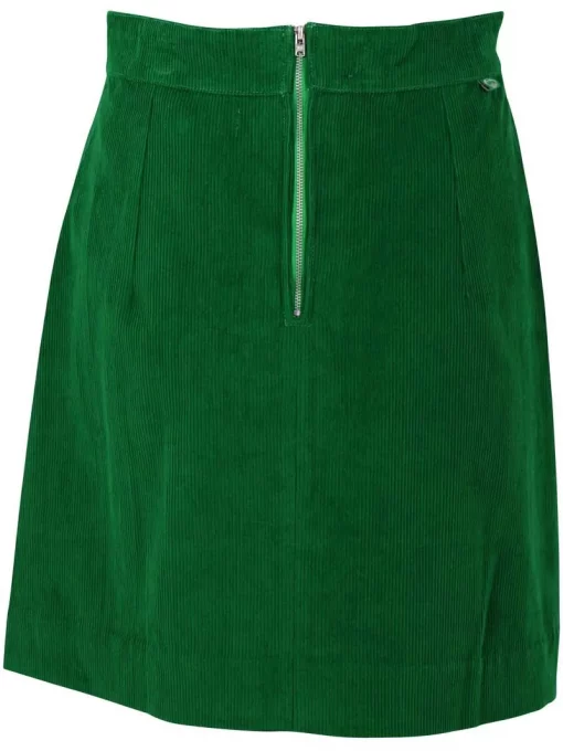 Danefae Danelondon Cord Skirt Grass Green