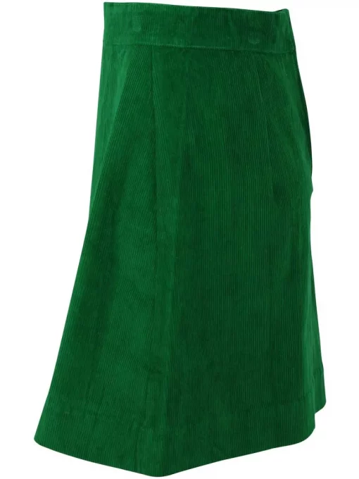 Danelondon Cord Skirt Grass Green – Bild 5