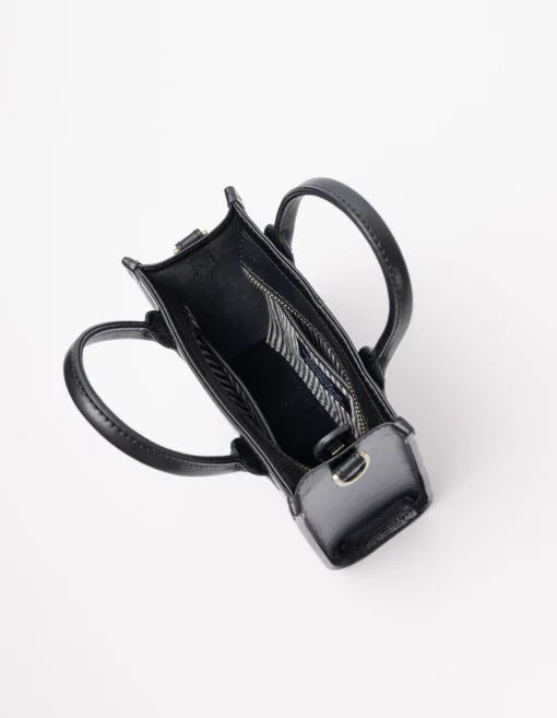 Tasche Jackie Mini Black Classic Leather – Bild 4