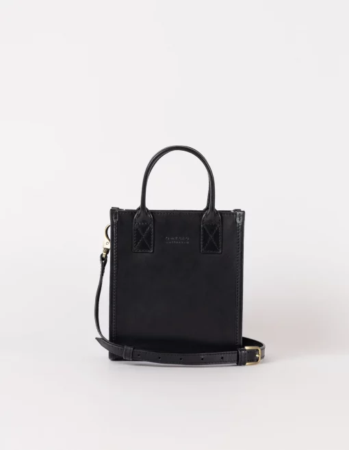 Tasche Jackie Mini Black Classic Leather – Bild 2