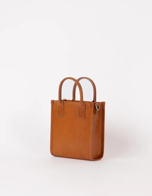 Tasche Jackie Mini Cognac Classic Leather – Bild 3