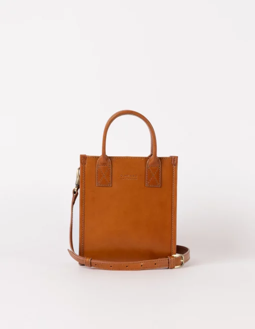 Tasche Jackie Mini Cognac Classic Leather – Bild 2