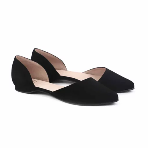 Apple of Eden Ballerinas Blondie black suede – Bild 2