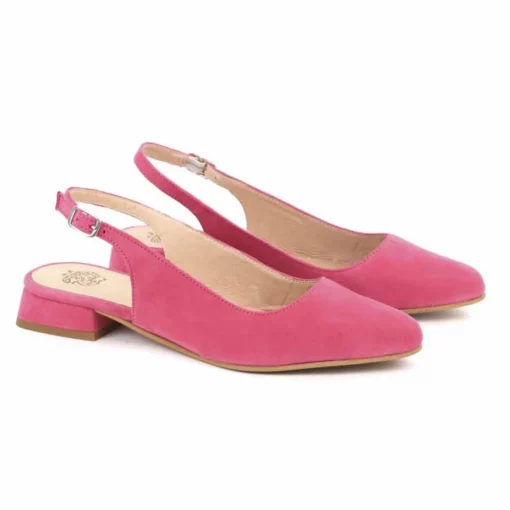 Apple of Eden Slingpumps Vilma pink suede – Bild 3