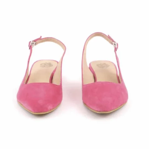 Apple of Eden Slingpumps Vilma pink suede – Bild 4