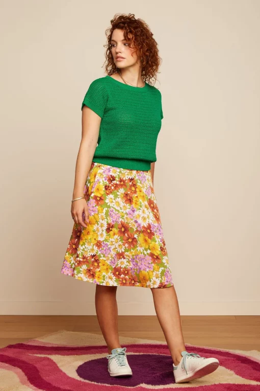 King Louie Serena Skirt Marini Tuscan Yellow – Bild 2