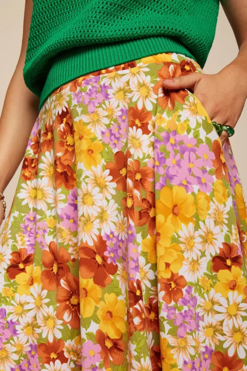 King Louie Serena Skirt Marini Tuscan Yellow – Bild 4