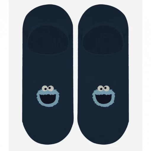A-dam liner socks navy cookie monster