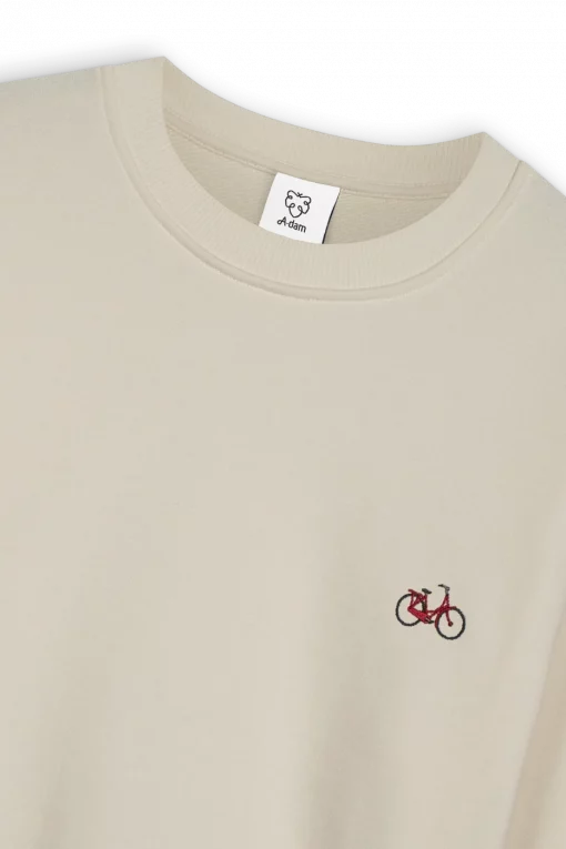 Sweatshirt aus Bio-Baumwolle Offwhite Bike – Bild 3