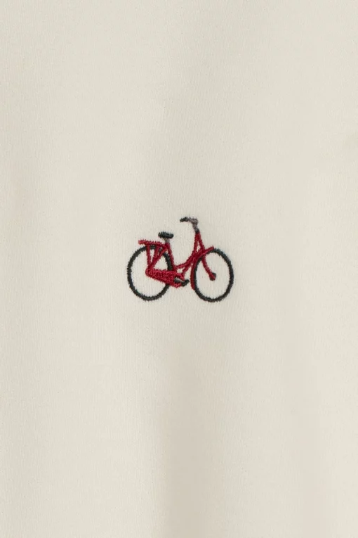 Sweatshirt aus Bio-Baumwolle Offwhite Bike – Bild 2