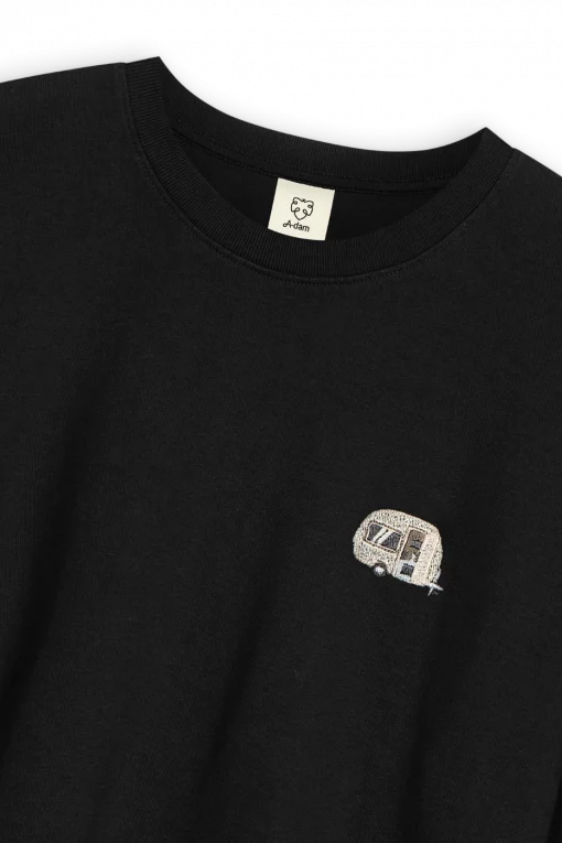 A-dam T-shirt aus Bio-Baumwolle Black Caravan – Bild 3