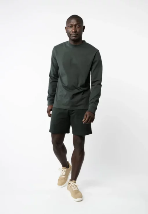 mela wear French Terry Shorts JADOO dunkelgrün – Bild 2