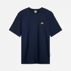 A-dam T-shirt Navy Croissant