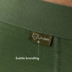 A-dam solid green briefs
