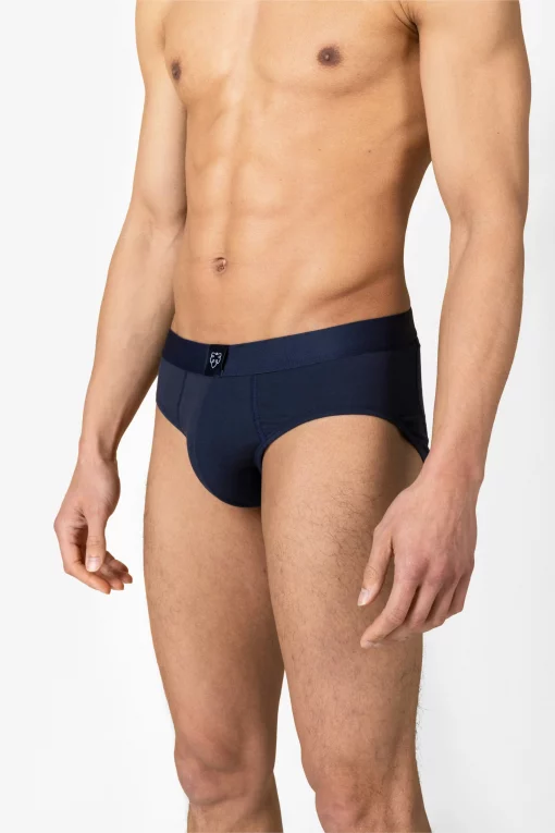 A-dam Solid Navy Briefs – Bild 2