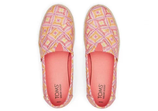 Toms Alpargata Rope 2.0 Rosa Geometrie-Muster – Bild 2