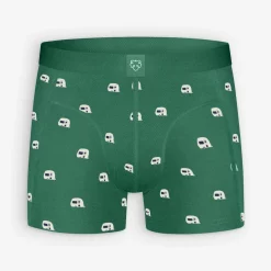 A-dam Boxer Brief Green Caravan
