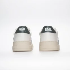 Hub footwear Sneaker COURT Grau Weiß Hellgrün Salbeigrün