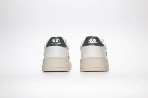 Hub footwear Sneaker COURT Grau Weiß Hellgrün Salbeigrün