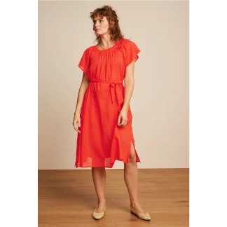 King Louie Talia Dress Verano Fire Red