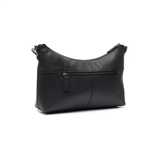 Leder Umhängetasche Kigali schwarz – Bild 4