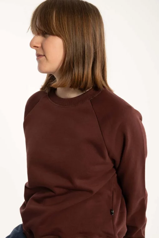 Danefae Danemama Moleton Sweater Dark Bordeaux – Bild 2