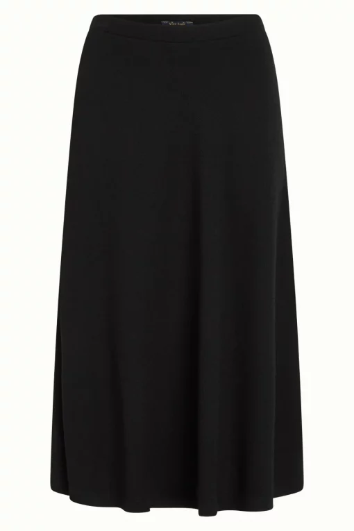 Juno Midi Skirt Milano Crepe black – Bild 4