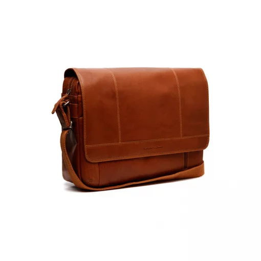 Leder Laptoptasche Cognac Tampa – Bild 2