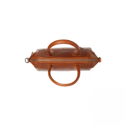 Leder Umhängetasche Marsala Cognac – Bild 5