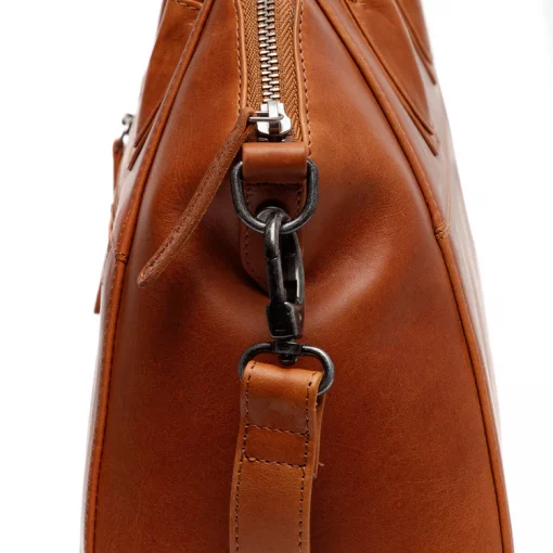 Leder Umhängetasche Marsala Cognac – Bild 6
