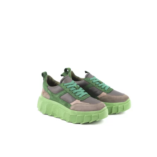 Apple of Eden Sneaker Blair Taupe Green – Bild 2