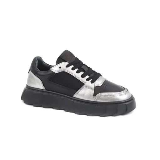 Apple of Eden Sneaker London silver black – Bild 2