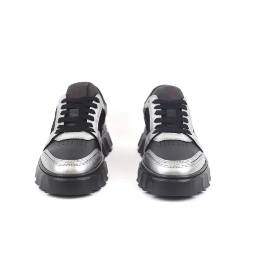 Apple of Eden Sneaker London silver black – Bild 4