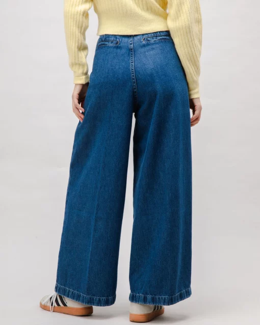 Brava Fabrics Wide Leg Denim Pleated – Bild 4