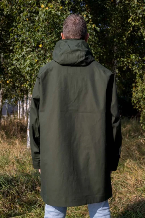 Danefae Danenorthsea Rain Parka Dark Army – Bild 3