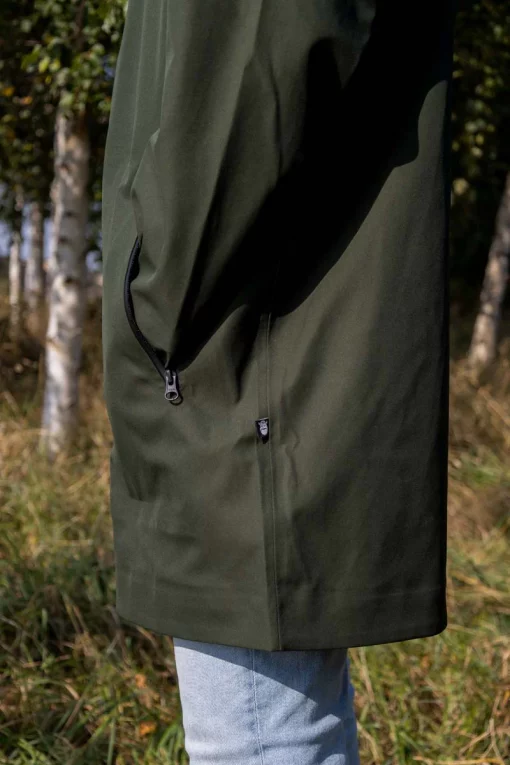 Danefae Danenorthsea Rain Parka Dark Army – Bild 4