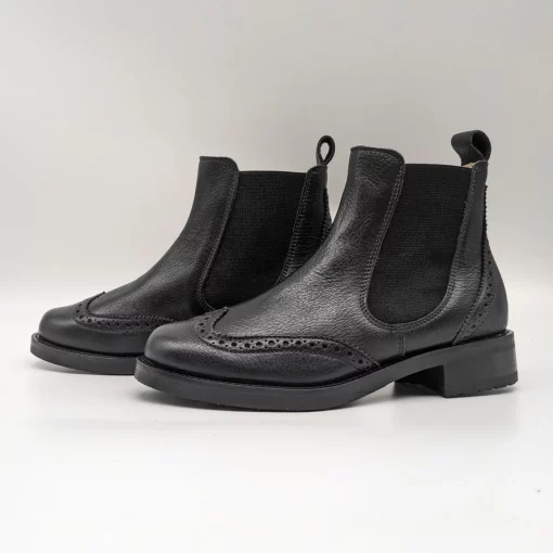Werner 1911 Chelsea Boots Kowari schwarz – Bild 7