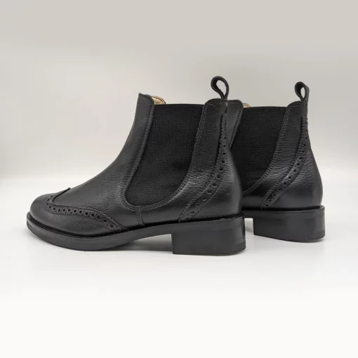 Werner 1911 Chelsea Boots Kowari schwarz – Bild 6