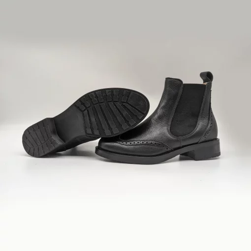 Werner 1911 Chelsea Boots Kowari schwarz – Bild 5