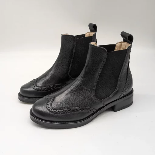 Werner 1911 Chelsea Boots Kowari schwarz – Bild 2
