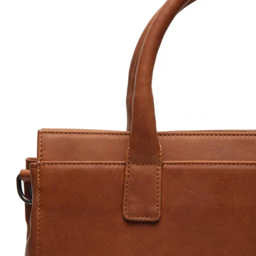 Leder Umhängetasche Garda Cognac – Bild 3