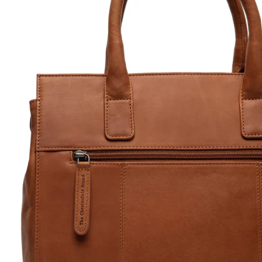 Leder Umhängetasche Garda Cognac – Bild 4