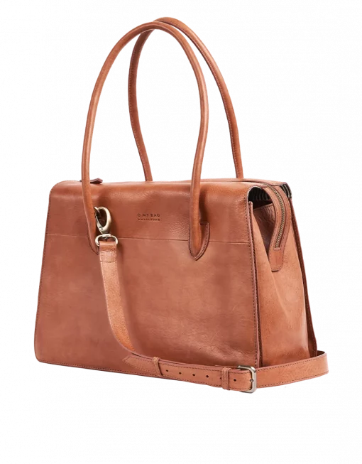 O My Bag Kate Cognac Stromboli Leather – Bild 5