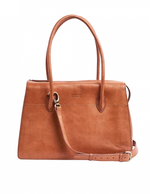 O My Bag Kate Cognac Stromboli Leather – Bild 3