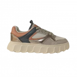Apple of Eden Sneaker Lima dark grey champagne
