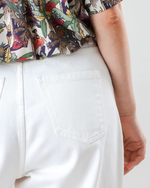 Brava Fabrics Pegged Pants Ecru